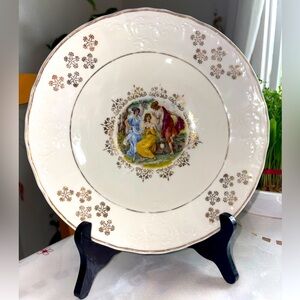 3 vintage decorative plate